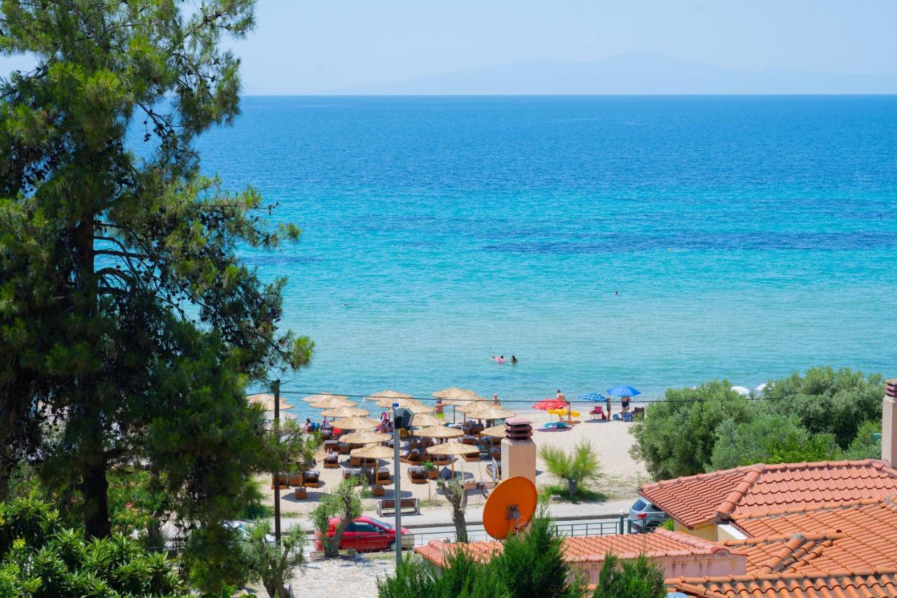 Zoe Seaview Apartment By Rentalspro - Nea Moudania Halkidiki Eksteriør billede